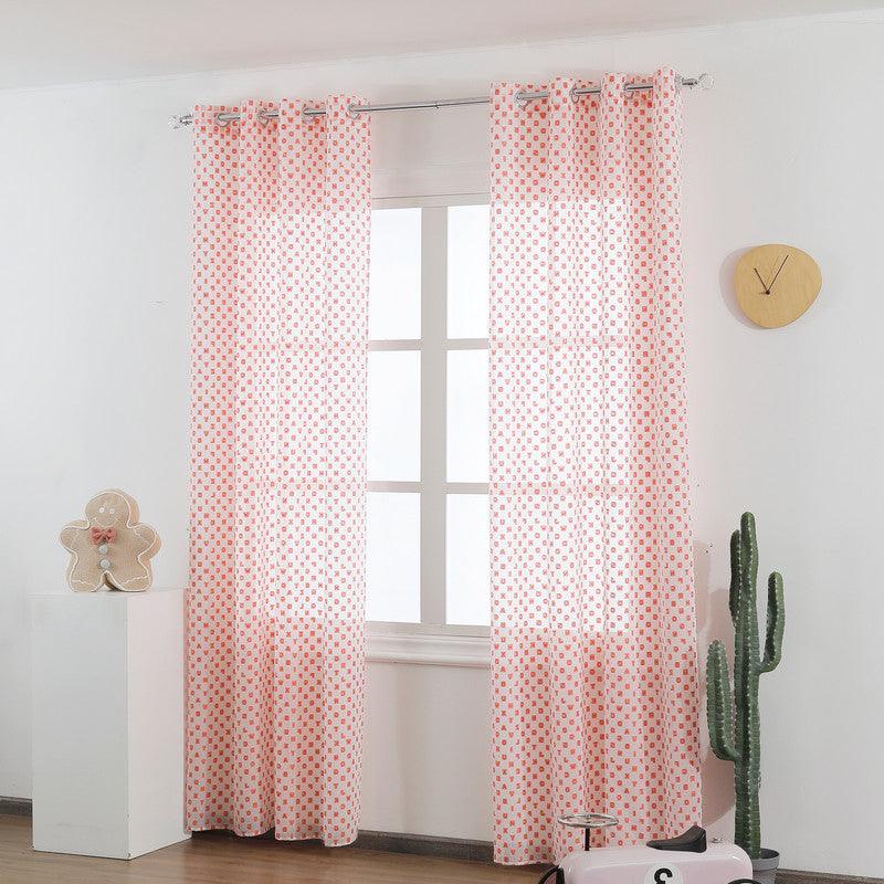 CORTINAS ALFANUMÉRICAS DE TULE VERMELHO VINHO 140*260cm - BOD HOME