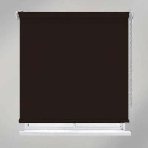 Estore de rolo blackout castanho escuro - BOD HOME