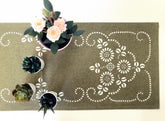 Individual de mesa vaziado floral 33*45cm*2pcs - BOD HOME