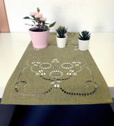 Individual de mesa vaziado floral 33*45cm*2pcs - BOD HOME