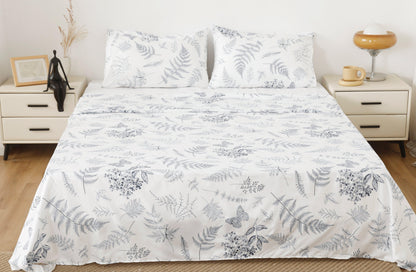 Jogo De Cama Estampado Brisa Florida - BOD HOME