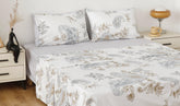 Jogo De Cama Estampado Folhas Douradas - BOD HOME