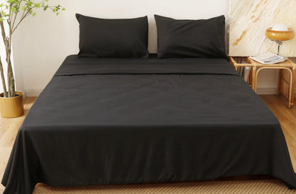 JOGO DE CAMA LISO PRETO - BOD HOME