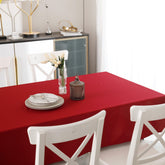 TOALHA DE MESA ANTI-NÓDOA QUADRADA BORDÔ CLARO - BOD HOME