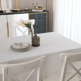 TOALHA DE MESA ANTI-NÓDOA QUADRADA BRANCO - BOD HOME