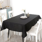 TOALHA DE MESA ANTI-NÓDOA QUADRADA PRETO - BOD HOME