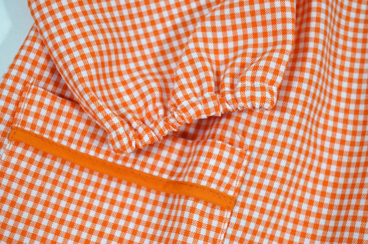 Uniforme para menina de jardim de infância laranja - BOD HOME