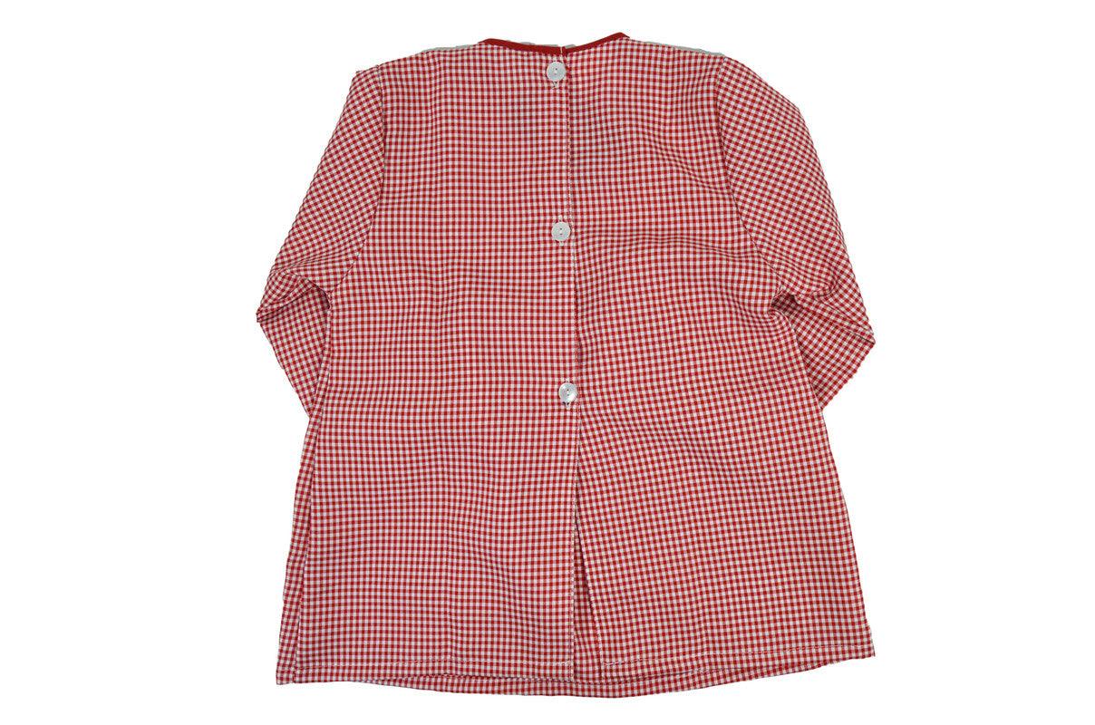 Uniforme para menina de jardim de infância vermelho - BOD HOME