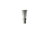 Varao De Cortina 120-210cm Espiral Prateada - BOD HOME