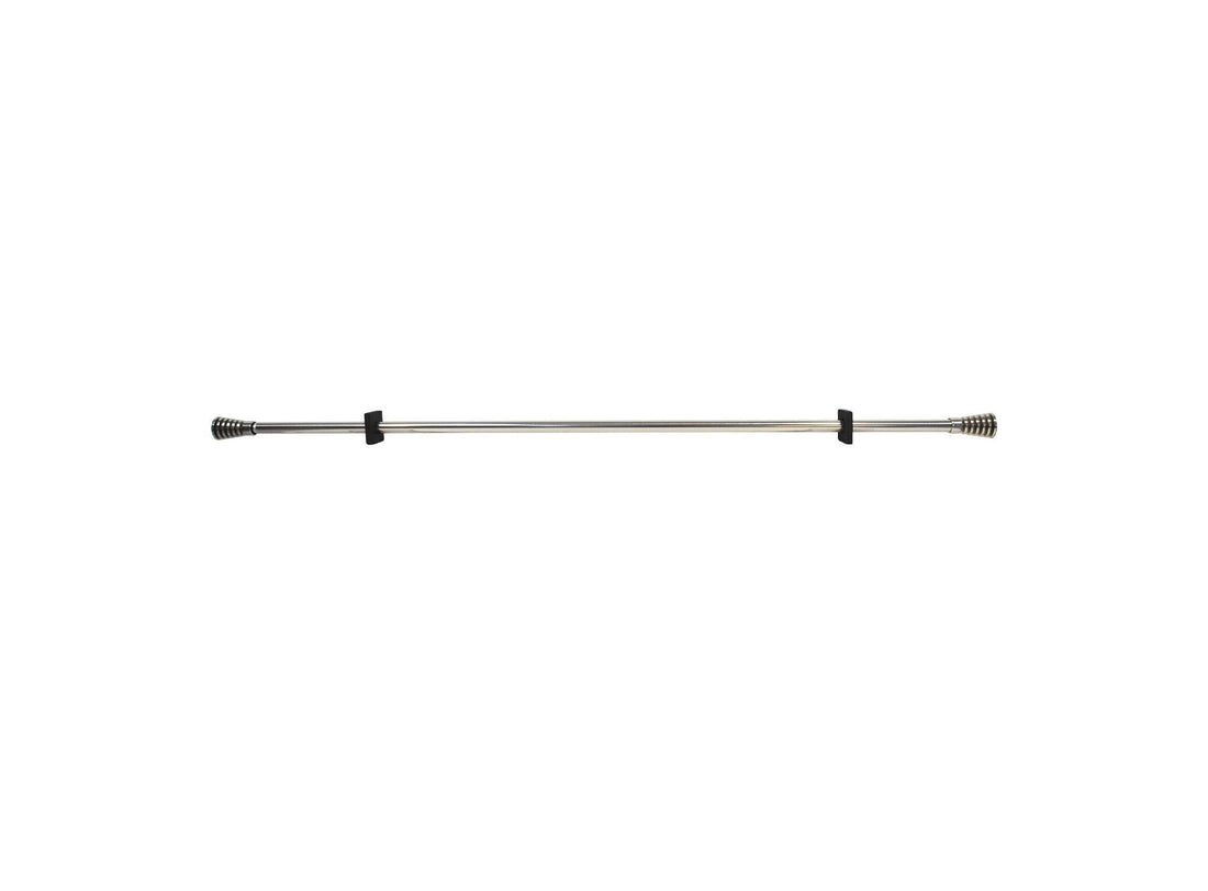 Varao De Cortina 120-210cm Espiral Prateada - BOD HOME